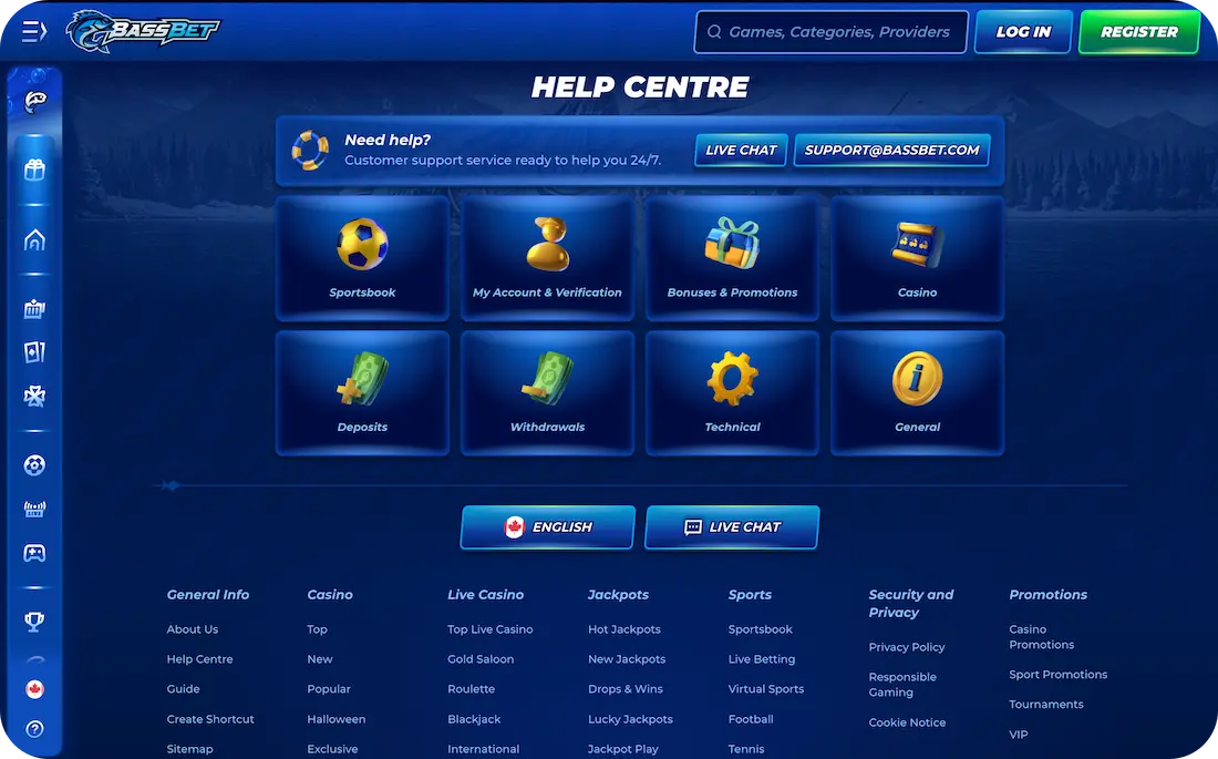 bassbet casino support