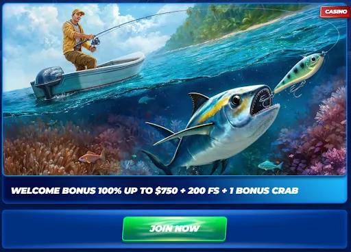 Bassbet Casino welcome offer with bonus money and free spins